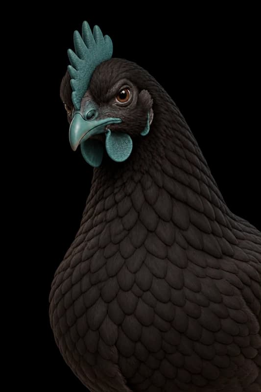 Fluvia with her signature confident, challenging gaze.